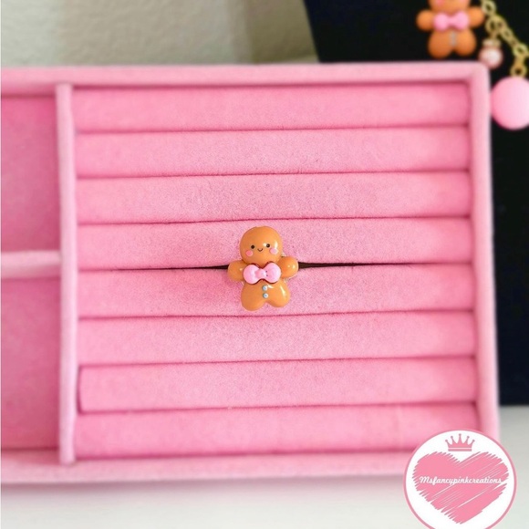 Gold Plated Handmade Christmas Rings - Picture 2 of 4